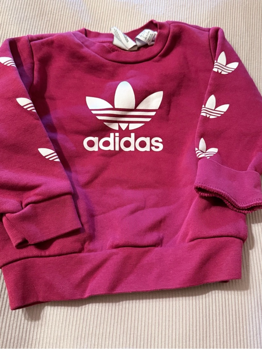 adidas Kids' Trefoil Sweatshirt - Burgundy/Red